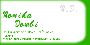 monika dombi business card